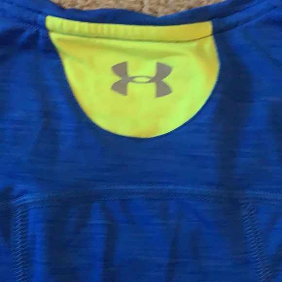 Blue Under Armour Semi Fitted Heat Gear Tank - Picture 9 of 9